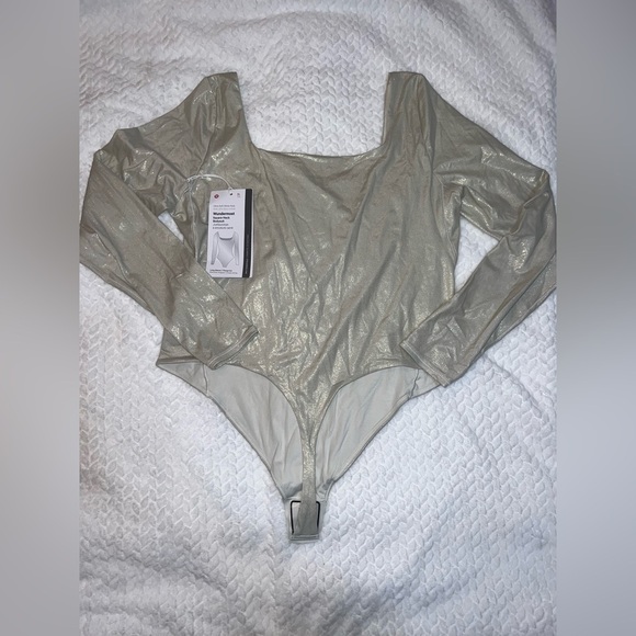 Lululemon Nulu Square-Neck Long Sleeve Bodysuit *Shine (LXBO) | NWT | XL - Picture 4 of 16
